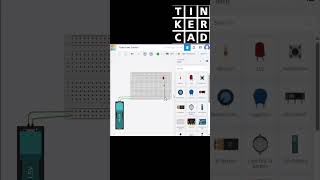 LED Blinking Circuit Using Tinkercad #tinkercad #circuit design #shorts #Electronics