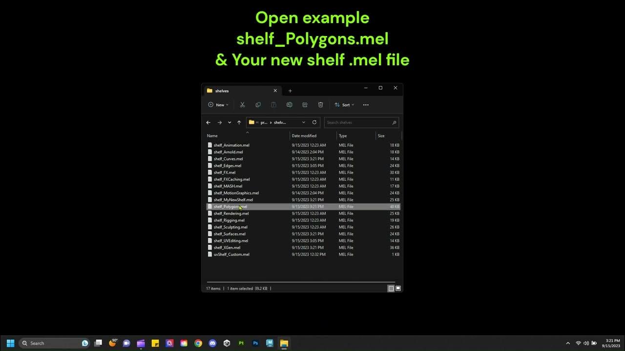 Shelf Separators for Maya YouTube