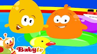 Download lagu Waktunya Berenang! Suara Seru untuk Balita | Pitch & Potch @BabyTVIndo