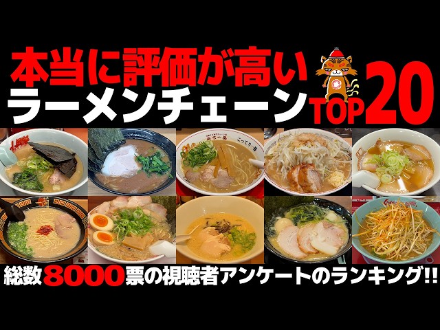No忖度 (No忖度 - unbiased/unfiltered)] Top 20 Ramen Chains as