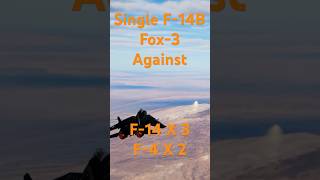 Modernized F-14B Tomcat FOX-3 combat against Phantoms &amp; Tomcats #dcsworld #aviation #f14 #f4