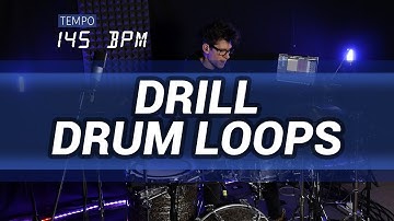 Drill drum loop 145 BPM // The Hybrid Drummer