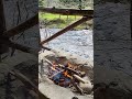 Relaxing fire and river