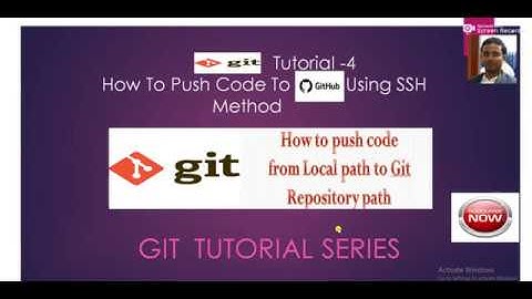 GIT Tutorial -4 -How To Push Code To GitHub Using SSH Method