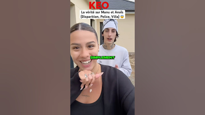 MANU ET ANAÏS ONT MENTI SUR LA DISPARITION ET LA POLICE 😨 #shorts #drama #manuetanais #tiktok