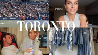 toronto vlog: tennis, q&a with tommy, thrifting, nails, friends etc!