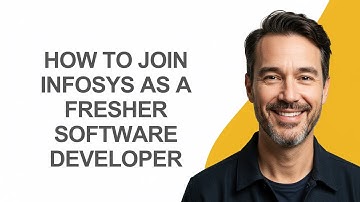 How to Join Infosys as a Fresher Software Developer - KevinHowTo