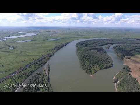 ☝▶ СТАН на острове реки Иртыш. Павлодарская область. Казахстан