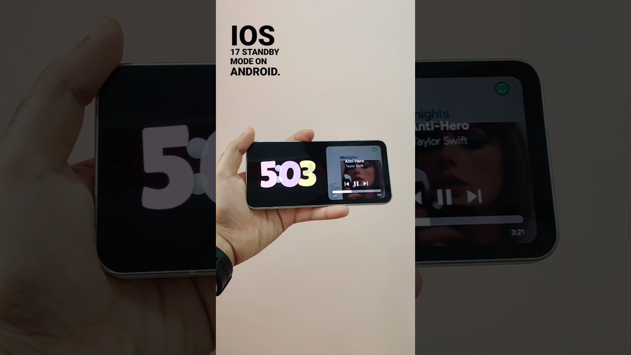 Get iOS 17 Standby Mode on Android 🙌                                  