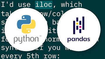 Pandas every nth row