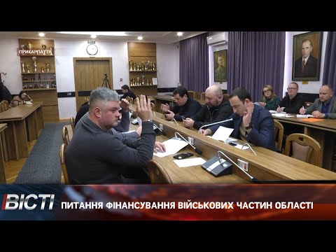 Питання фінансування військових частин області