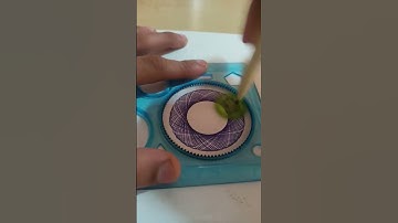 How many rotations did pen make in total 🤔? #spirograph #viralshort