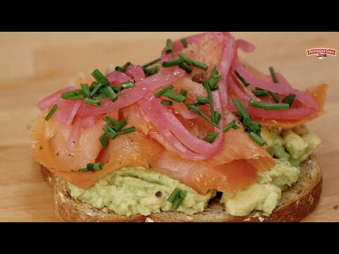 Avocado Toast w. Smoked Salmon Recipe | Quick & Easy 5-Minute Meal | POPSUGAR Food