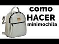 Como Hacer una Mochila | morral | polipiel / cuerina / ecocuero