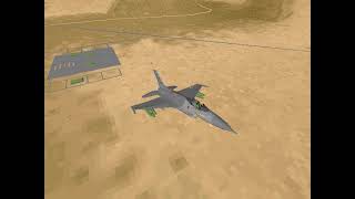 F-16 (1997) Let's play - Training mission 15 - Retarded Bombs