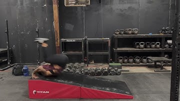 Jumping Forward Roll on Wedge