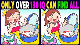 【Find the difference】Only Over 130 IQ Can Find All! / Fun Challenge【Spot the difference】520