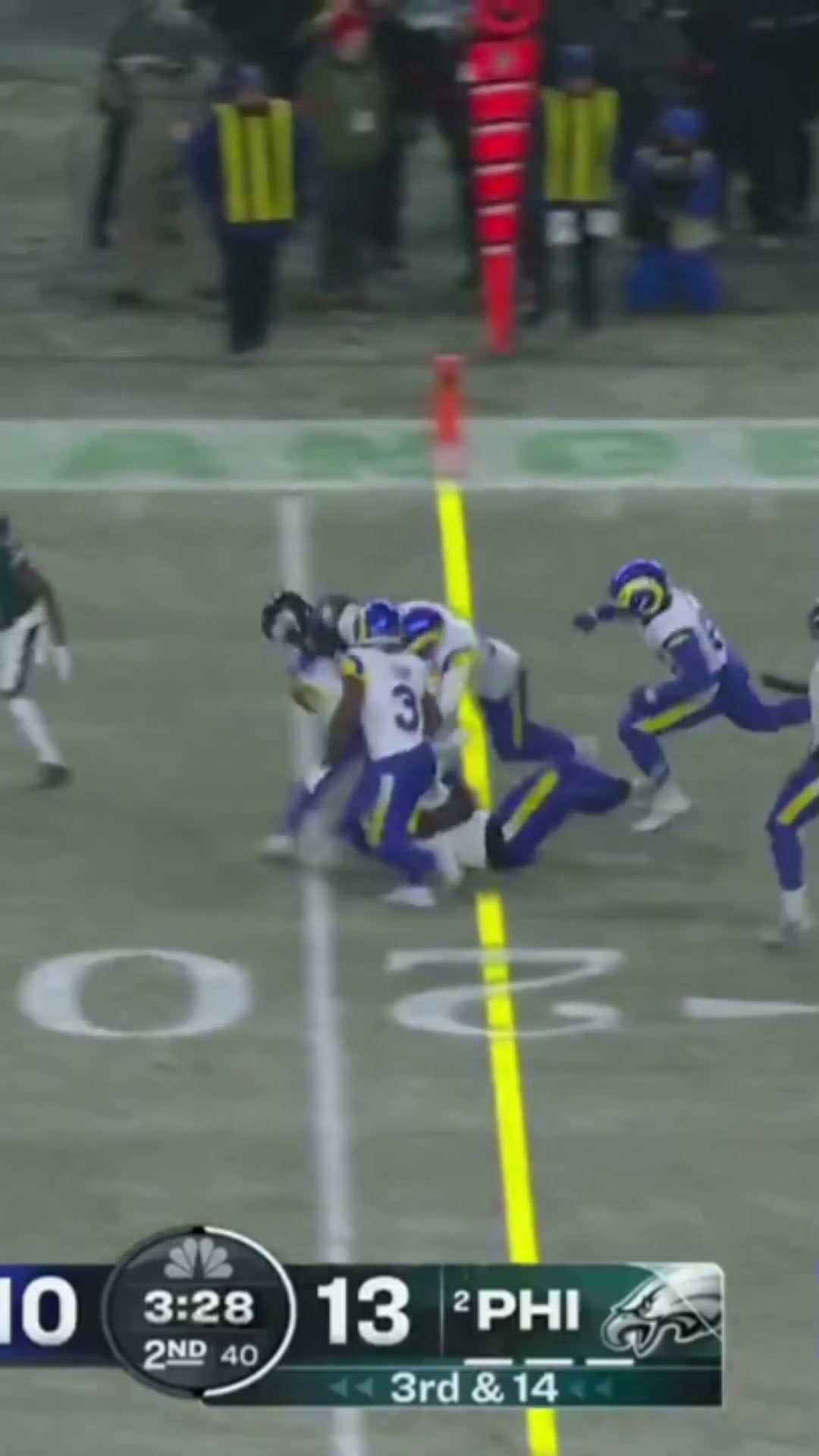 3rd \u0026 14? NO PROBLEM for Saquon Freaking Barkley ?? Eagles vs Rams Divsional Round Highlights