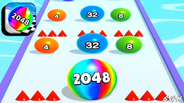 Ball Run 2048 - Gameplay Walkthrough (Android, iOS) Part 5 | Level 92 - 111