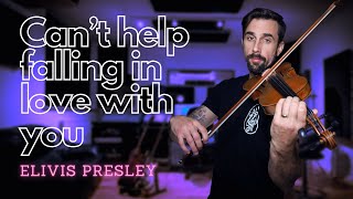 Can't Help Falling In Love With You - Elvis Presley - Violin Tutorial Resimi