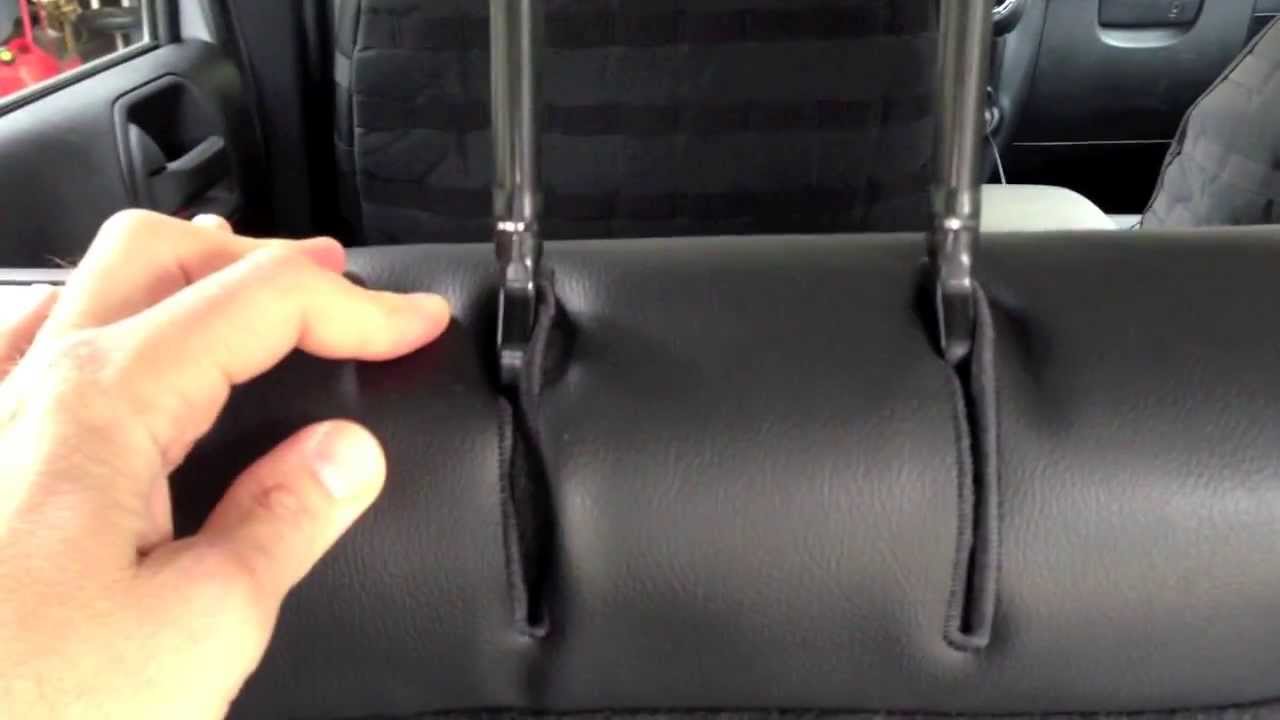 Trek Armor Rear Seat cover install on a 2013 Jeep Wrangler JK Unlimited -  YouTube