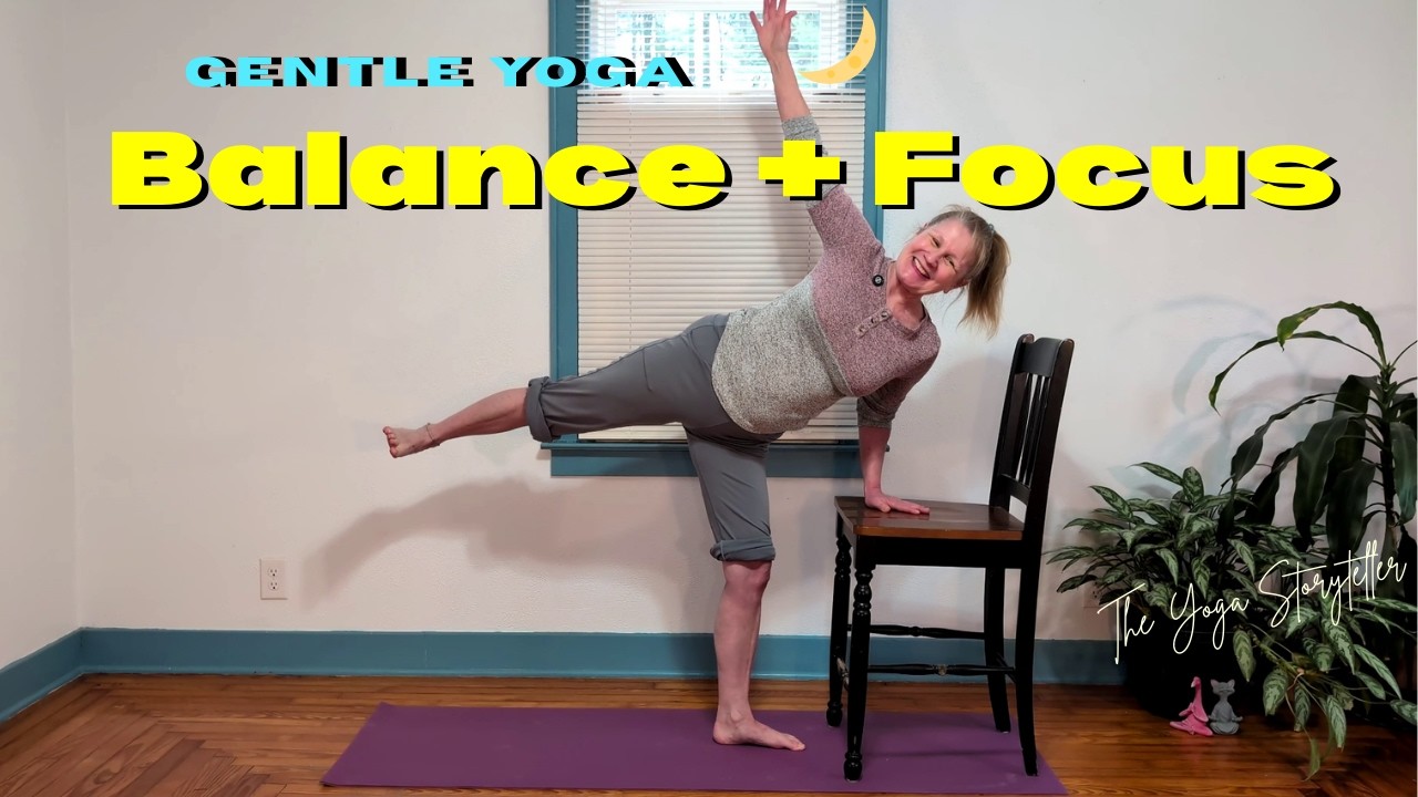 Yoga Balance | Finding Balance When Life Tilts | Easy & Fun… 🌙 - YouTube