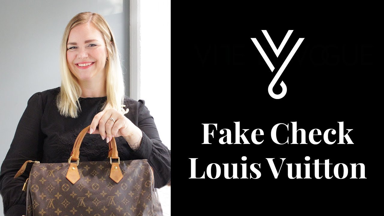 Fake Check Louis Vuitton  Second Hand Designermode 