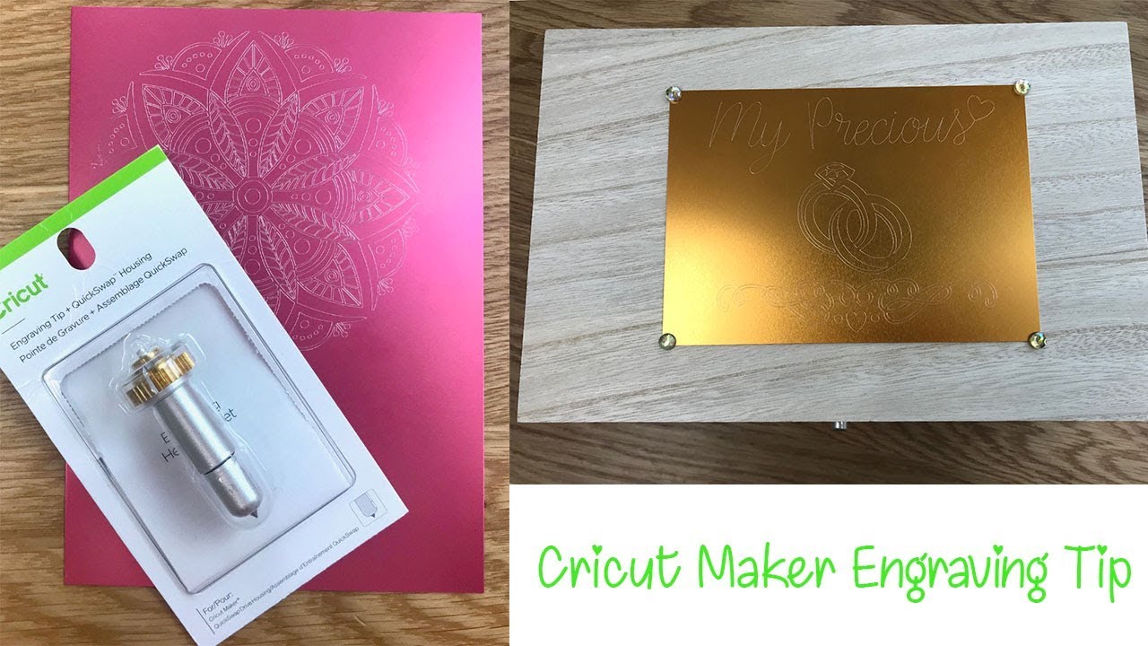 Engrave with Cricut Maker Acrylic How to use your engraving tool