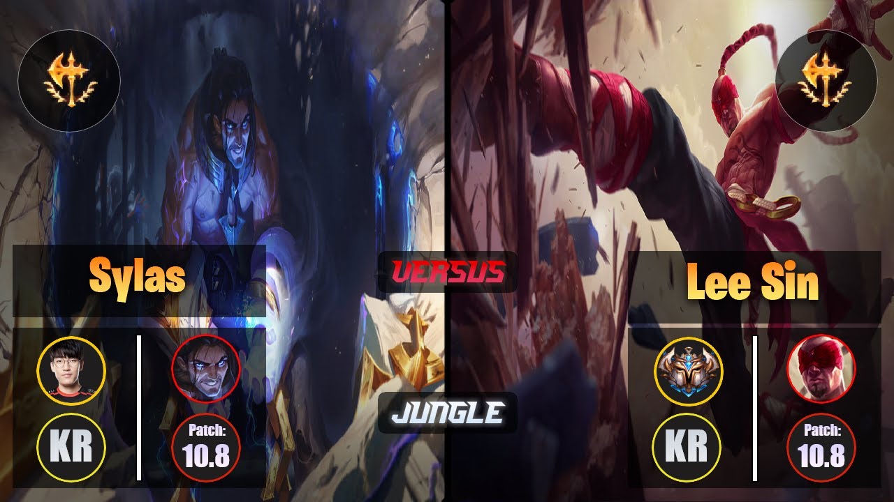 Tarzan SYLAS (Jungle) [Conqueror] VS LEE SIN - Challenger KR Patch 10.8