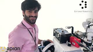 The use case you CANNOT MISS, combining drone, robotics, and VR
Collaberative prototype testing and demonstration video with Apian during Satellite application catapult Expo in Westcott Business Centre.
This demonstration is about using teleoperation robotic arm to load and unload autonomous vehicles, like drones, for rapid logistic handling.
Extend Robotics: https://www.extendrobotics.com
LinkedIn: https://www.linkedin.com/company/extend-robotics
Twitter: @extend_robotics The use case you CANNOT MISS, combining drone, robotics, and VR