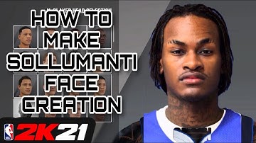 *NEW* NBA 2K21 HOW TO MAKE SOLLUMINATI FACE CREATION