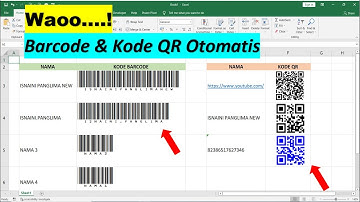 Cara Membuat Barcode di Excel | Cara Membuat Kode QR di Excel | Kode Barcode dan QR di Excel
