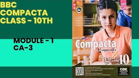 BBC Class10 |Module 1|CA-3|Solved