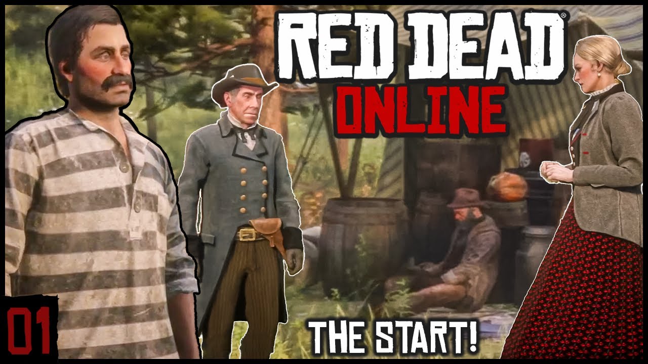 RED DEAD REDEMPTION 2 ONLINE Walkthrough Gameplay Part 1 - INTRO (RDR2  Online) 