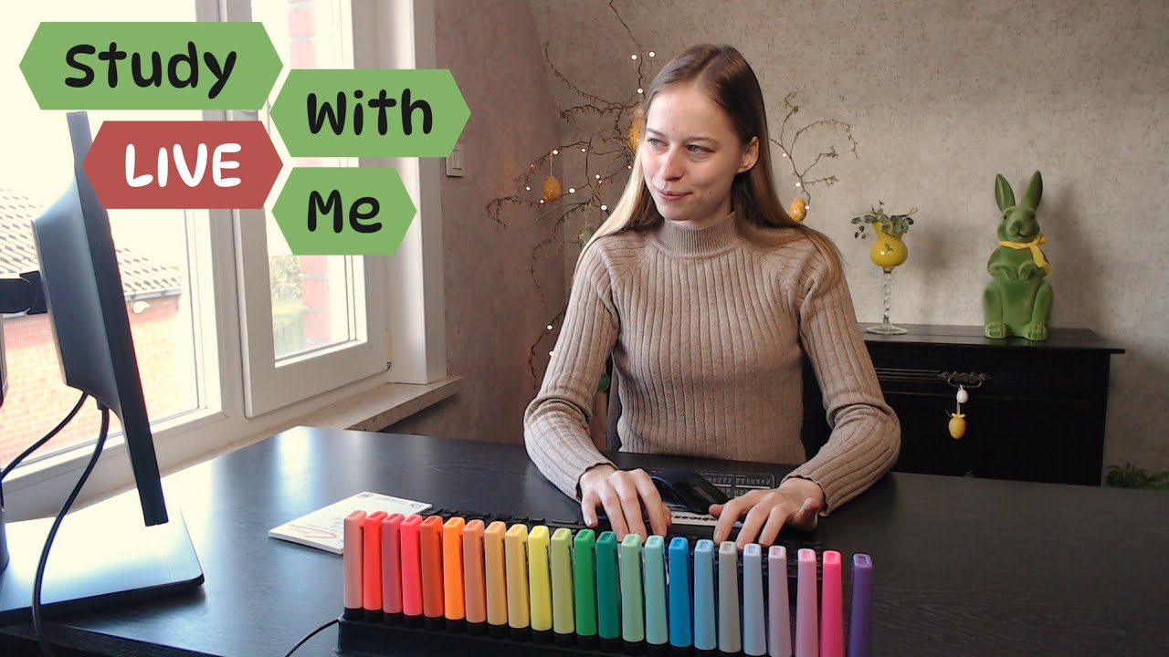 Study With Live Study with me live 1 HOUR EXTRA | EXTRA SESSION | 50/10 Pomodoro - YouTube