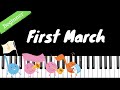 First March BEGINNER Piano Tutorial mp3