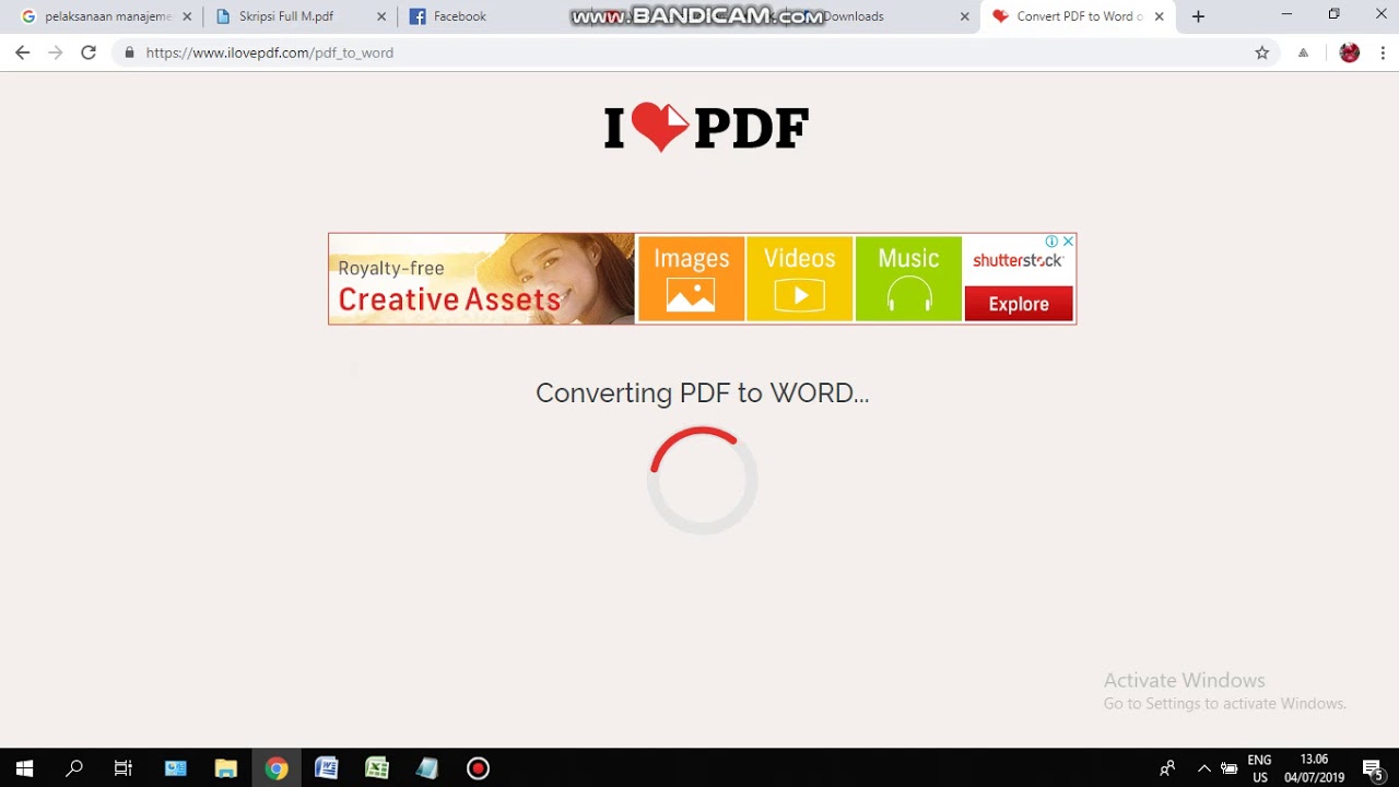 Convert PDF Ke WORD Secara Online Dengan Web ILovePDF YouTube Convert pdf ke word secara online dengan web ilovepdf youtube