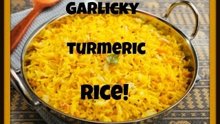 My Family's Secret Garlic Turmeric Middle Eastern Rice Recipe! الأرز مع الثوم والكركم