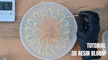 Lemon Blossoms & Blush 3D RESIN FLOWER BLOOM Tutorial