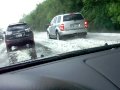 Cars Stuck in Hail Drifts - Oklahoma City 5/16/10