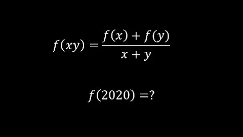 Functional equation from math olympiad !