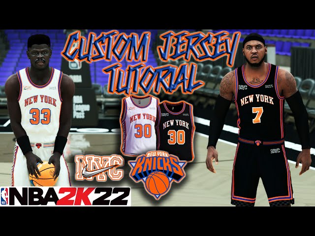NEW YORK KNICKS CUSTOM JERSEY TUTORIAL! GREEN ST. PATRICK´S DAY UNIFORM!  NBA 2K21 MyTeam HOW TO MAKE 