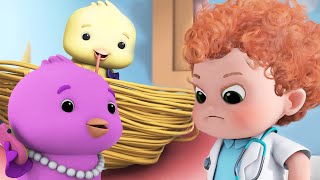 Five Little Babies | Old Macdonald | Twinkle Twinkle | Nursery Rhymes |Baby Cartoon | Blue Fish 2023