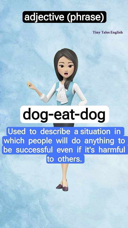 dog-eat-dog-idiom-learn-english-shorts-idioms-english-learning