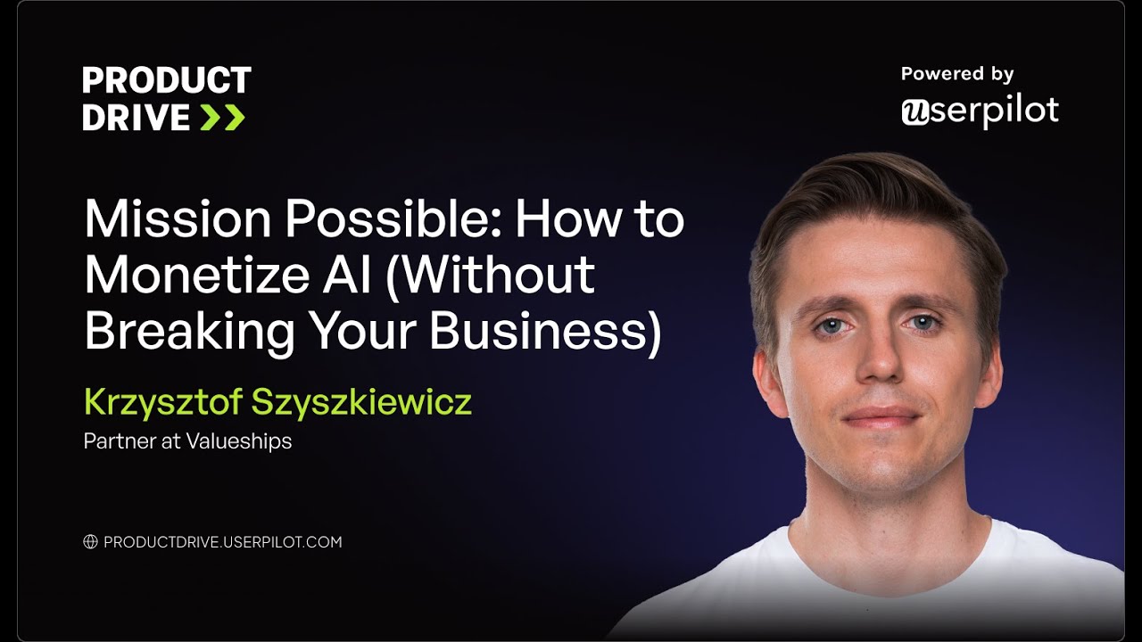 Krzysztof Szyszkiewicz - Mission Possible: How to Monetize AI (Without Breaking Your Business)