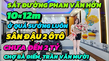 NGANG 10×12M Ở QUÁ SƯỚNG: Sát đường Phan Văn Hớn 💥Gần chợ Bà Điểm #nhahocmon