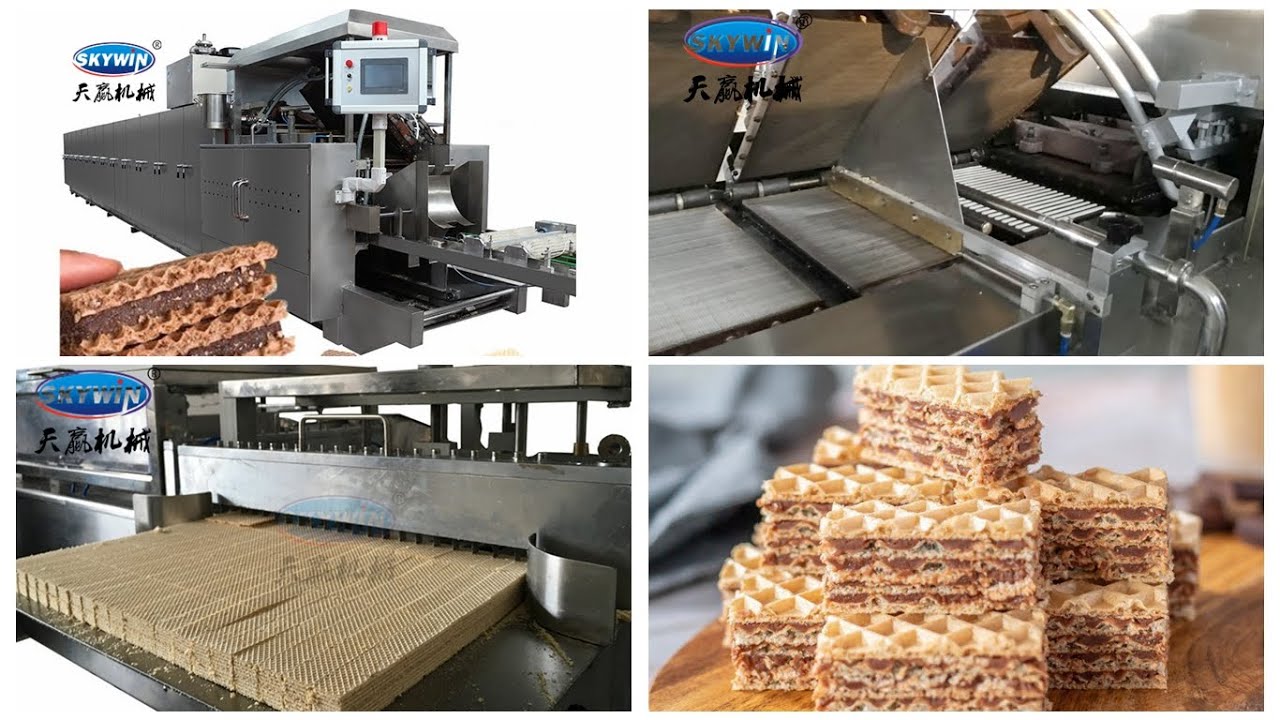 Wafer Biscuit Manufacturing Processing LineBiscuit Wafer Machine Plant