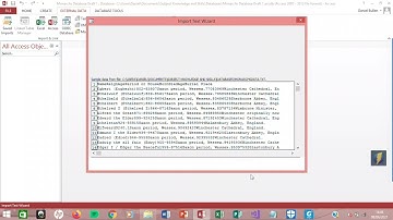 Importing Text Files into MS Access