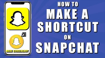How to make a shortcut on snapchat (2023)