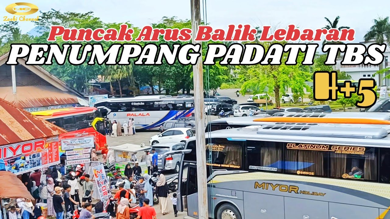 PUNCAK ARUS BALIK LEBARAN ‼️ PENUMPANG TUMPAH RUAH PADATI TERMINAL BAREH SOLOK